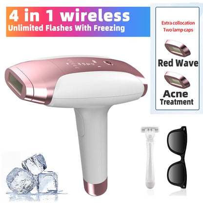 Noka  999999 Pulses Permanent LaserFor Women Hair Removal