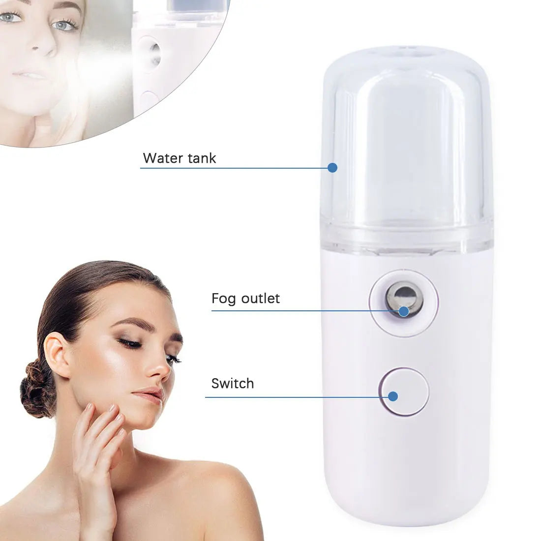 Mini Facial Steamer  Facial Sprayer 30ML