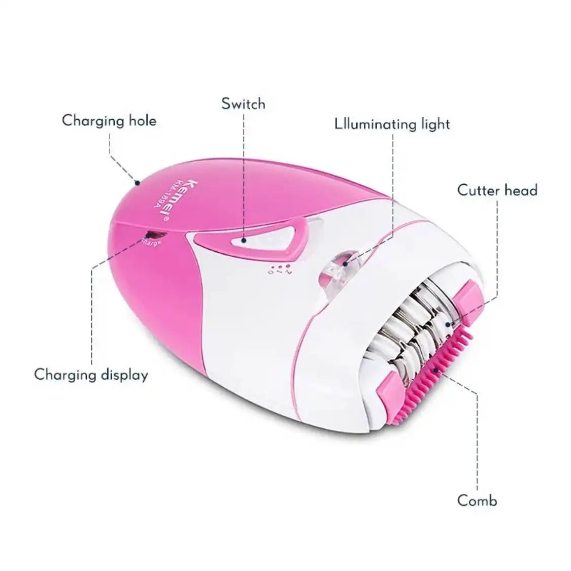 Kemei Women's Professional hair Removal