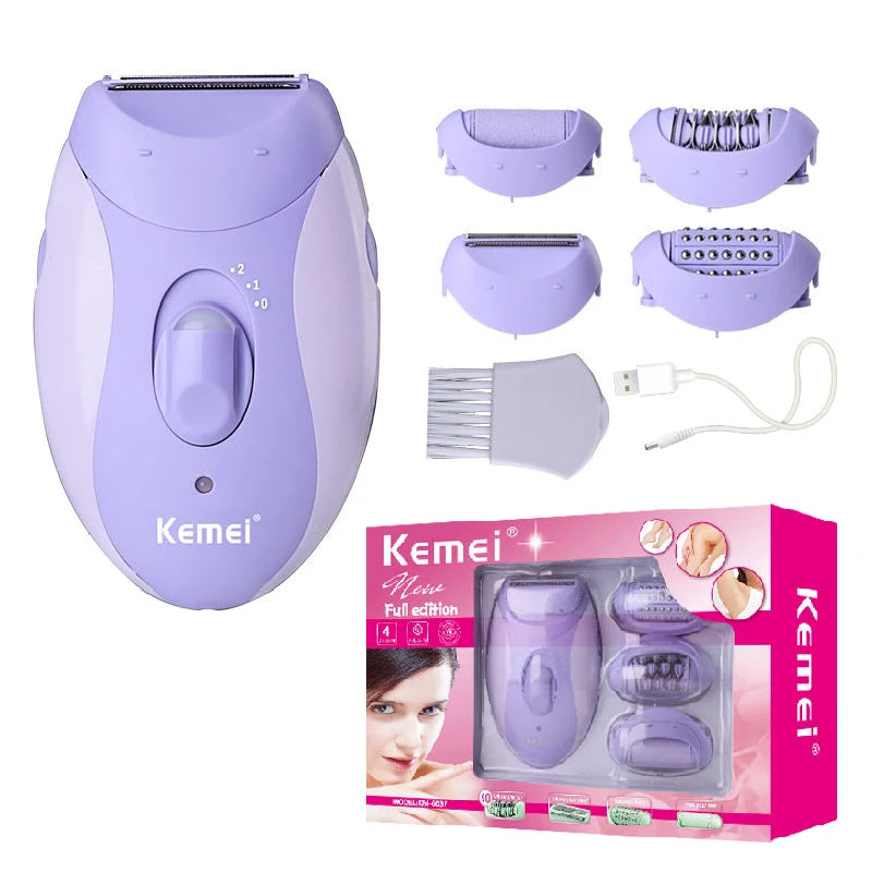 Kemei 4in1 Women Electric Shaver